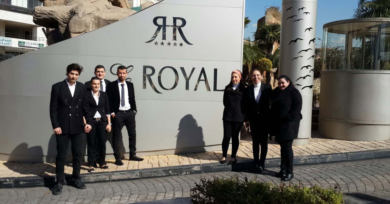 AUT Hospitality Students at Le Royal Hotel